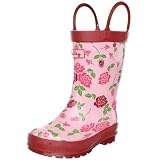 Hatley Girls 2-6x Rosy Afternoon Rain Boots,Multi,11