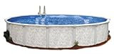 Embassy Pool 4-2700 PARA101 Above Ground Swimming Pool, 27-Feet by 52-Inch, Silver Tone