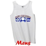 Funny Men's Tank Top : Life's Priorities - Eat Sleep Big Tits