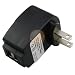 Eforcity Universal Black 2 Port USB Travel Charger Adaptor for iPhone / iPod / PDA / Digital Camera
