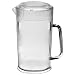 Cambro PC64CW 64 oz Capacity, Camwear Clear Polycarbonate Covered Pitcher