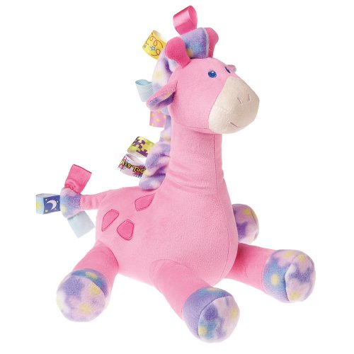 Taggies Soft Plush Animal, Pink Giraffe