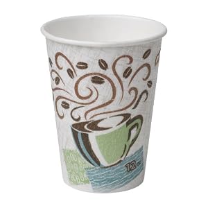 Georgia-Pacific PerfecTouch 5342DX WiseSize  Insulated Paper Cup, 12oz Capacity (Case of 500 Cups)