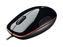LOGICOOL レーザーマウス サイドラバー加工 ブラック LS-1BK