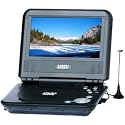 August PD712A 7" Portable DVD Player with Freeview & Analogue TV, Built-in Card Reader/USB and Rechargeable Battery
