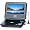 August PD712A 7" Portable DVD Player with Freeview & Analogue TV, Built-in Card Reader/USB and Rechargeable Battery