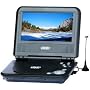 August PD712A 7" Portable DVD Player with Freeview & Analogue TV, Built-in Card Reader/USB and Rechargeable Battery
