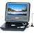 August 7" Portable DVD Player with Freeview & Analogue TV, Built-in Card Reader/USB and Rechargeable Battery