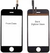 Replacement Apple Iphone 3gs Cracked Lcd Glass Digitizer Touch Surface Screen Cover Replacement Part + Tools + Guide ( Not for Iphone 3g )