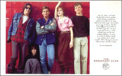 Breakfast Club Poster ~ Lockers ~ 24x36