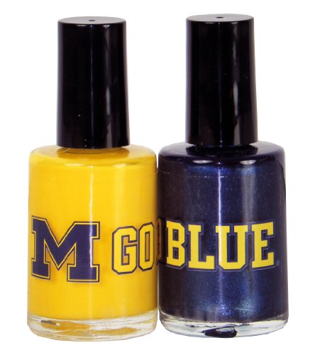 NCAA Michigan Wolverines Two Pack Team Colored Nail Polish