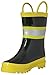 Little Boy's Black Fire Chief Rain Boots (Toddler / Little Kids)