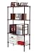 Focus Products Group #21856 Black 5 Tier Shelf Rack