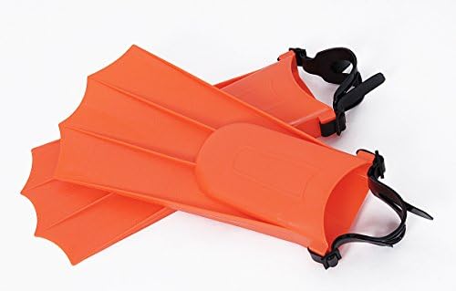 Foocc Toddler Child Adult Learn Swimming Adjustable Snorkeling Flippers Fins (Orange, EUR25-30)