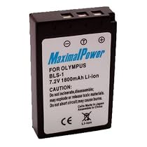 Maximal Power DB OLY BLS-1 Replacement Battery for Olympus Digital Camera/Camcorder (Black)