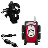 LG UX5000 Auto Vent Holder with Car Charger - Uses Gomadic TipExchange