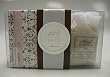 Mudlark New Savon D'Amande Soap and Mineral Salt Soak Gift Set in Delphine Pattern