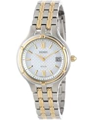 Seiko Womens SUT020 "Dress" Two-Tone Stainless Steel Solar Watch