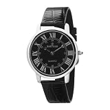 Sartego Men's SEN741B Toledo Leather Strap Quartz Watch