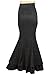 P20 Shimmery Night in London - Black Gothic Victorian Stitched Jacquard Skirt