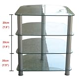 Brand New! Universal Glass A/V stand!