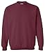 Gildan Men's Heavy Blend Crewneck Waistband Sweatshirt, Large, Maroon