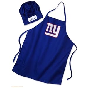 NFL New York Giants Chef Hat and Apron Set