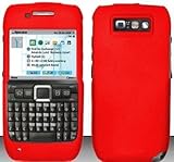 Red Hard Snap On Case Cover Faceplate Protector for Nokia E71 Straight Talk ....