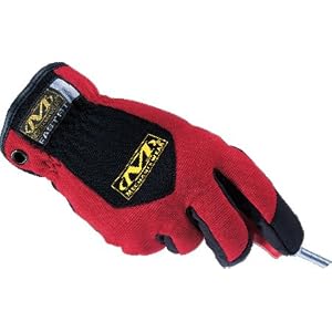 Fast Fit Gloves, L, Red, Mechanix Wear (1 Pair) by 