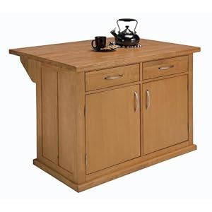 kitchen island with drop leaf in nature autumn on Amazon Com  Kitchen Island With Drop Leaf In Natural Autumn Blush