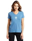 Life is Good Women's Crusher Vee Heart Flowers
