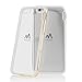 Massimo iPhone 6 Case, [Scratch Resistant] Apple iPhone 6 Case 4.7 inch Fashion Series, Premium Hybrid Protective Clear Case/Cover with TPU Bumper for iPhone 6 (Golden/Silver)