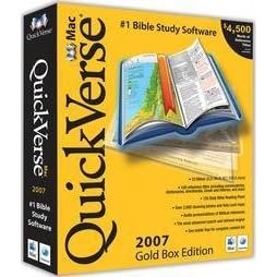 Click here to buy Quickverse Mac Bible Study 2007 Gold Box by Findex.