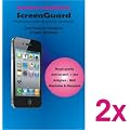 2 St�ck Displayschutzfolie Samsung i9100 Galaxy S2 Antiglare Matt best-4sale Schutzfolie 3-lagig kratzfest Display