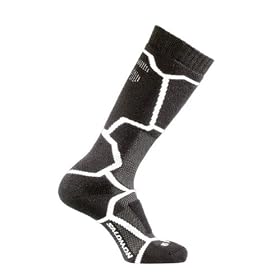 Salomon Men's Fusion Pro Snowboard Socks - Black White S