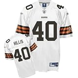 Youth Cleveland Browns #40 Peyton Hillis Road Premier Jersey - L 14-16