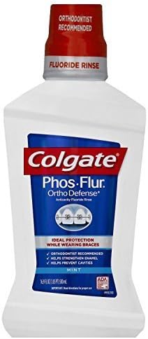 Colgate Phos-flur Anti-cavity Fluoride Rinse, Cool Mint 16 oz by COLGATE ORAL PHARMRX
