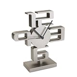 Umbra Small Time Desk Clock, Nickel