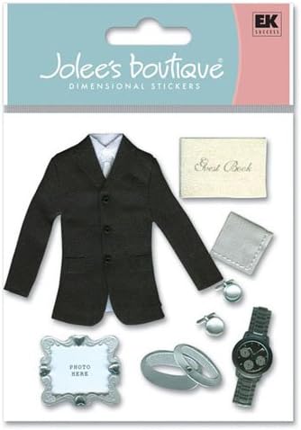 EK Success Themed Ornate Stickers-The Groom