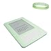 Green Amazon Kindle 2 E-Book Reader Silicone Rubber Skin Cover + A Live*Laugh*Love Wrist Band!!! (Kindle 2 Not Included)