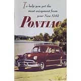1949 PONTIAC Full Line Owners Manual User Guide by Pontiac