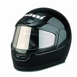 Mossi Black Large Youth Snowmobile Helmet
