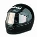 Mossi Black Large Youth Snowmobile Helmet