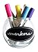 The Best 8 Pack Liquid Chalk Markers - All Colors - 6mm Chisel Tip - Big and Skinny Writing - Water Based Ink Erasable for Chalkboards, White Boards, Signs, Labels, Plastic - Kid Friendly - White Marker - Easy to Use