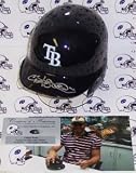 Carlos Pena Signed Tampa Bay Rays Mini Helmet