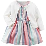 Carter's(カーターズ) 2-ピースドレス&カーディガンセット ピンク/ブルー ワンピース 18ヶ月【並行輸入】