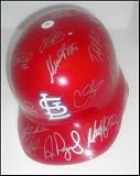 Autographed/Hand Signed Batting Helmet: 2011 St. Louis Cardinals Team Autographed/Hand Signed Battin
