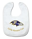 NFL Baltimore Ravens White Snap Bib with Team Logo