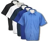 Adidas ClimaLite Men's Button Down Short Sleeve Shirt