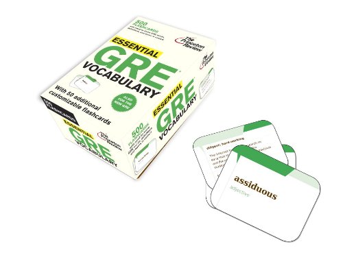 Essential GRE Vocabulary (flashcards) (Graduate School Test Preparation)
